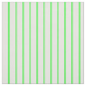 ライムと白の色の線 ファブリック (見本)