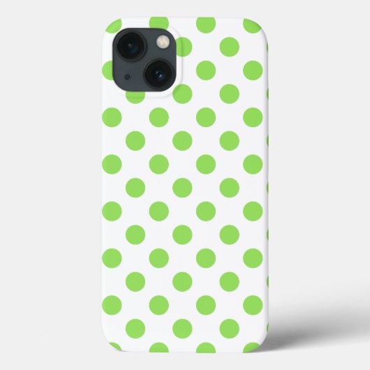 ライムと白水玉模様ケース – Mate iPhoneケース Case-Mate iPhoneケース (裏面)