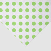ライムと白水玉模様 薄葉紙 (詳細)