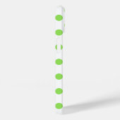 ライムと白水玉模様 Case-Mate iPhoneケース (裏面 / 右)