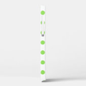 ライムと白水玉模様 Case-Mate iPhoneケース (裏面 / 左)