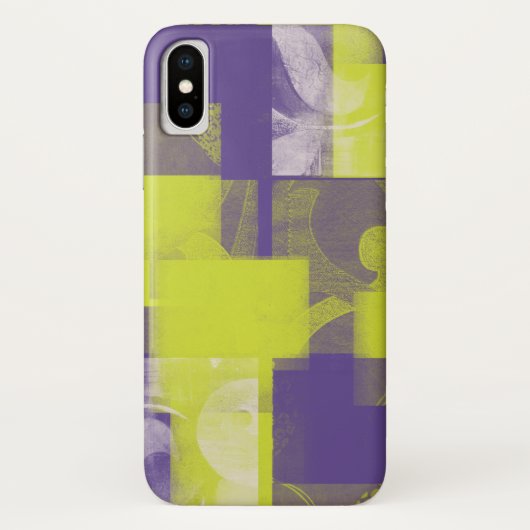 ライムと紫 Case-Mate iPhoneケース (裏面)