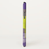 ライムと紫 Case-Mate iPhoneケース (裏面/右)