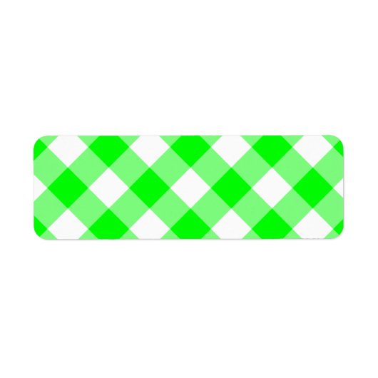 ライムのギンガム ラベル (正面)