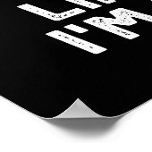 ライムのダジャレが嫌いなの？ ごめんね フルーツのダジャレ ポスター (角)