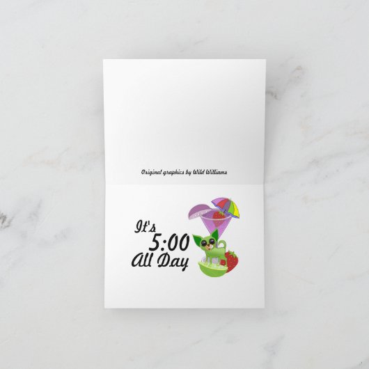 ライムのチワワ カード (内部)