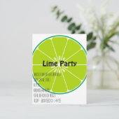 ライムのパーティの招待状 招待状 (スタンド正面)