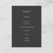 ライムのモノグラム 名刺 (裏面)