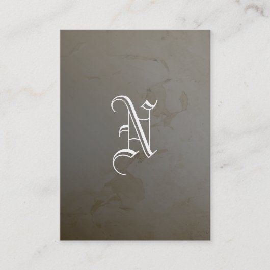 ライムのモノグラム 名刺 (正面)