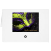 ライムの仮面舞踏会のマスクのテーブル数カード (裏面横)