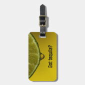 ライムの低下"得られたテキーラ"か。 荷物/バッグの札 ラゲッジタグ (正面縦)