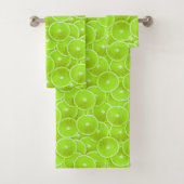 ライムの切れのデジタルモンタージュ バスタオルセット (インサイチュ)