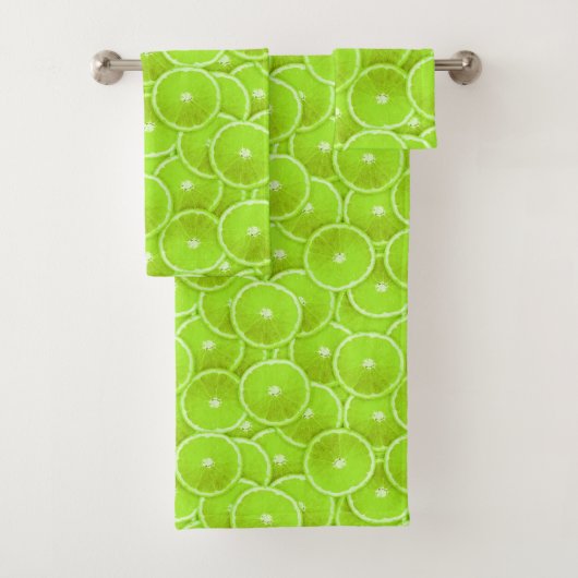 ライムの切れのデジタルモンタージュ バスタオルセット (インサイチュ)