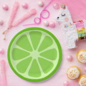 ライムの切れの質 ペーパープレート (パーティー)