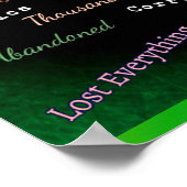 ライムの政治に関するライム病のポスター ポスター (角)