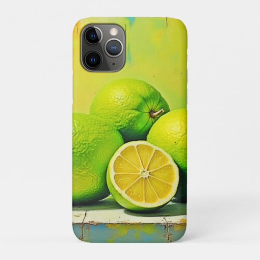 ライムの明るいサマーポップデザイン Case-Mate iPhoneケース (裏)
