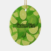 ライムの背景 セラミックオーナメント (右)