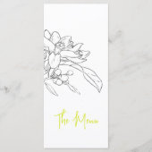 ライムの花のスケッチ結婚モノ メニュー (正面)