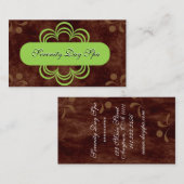 ライムの花 名刺 (正面/裏面)