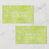 ライムの輝きの《写真》ぼけ味 名刺 (正面/裏面)