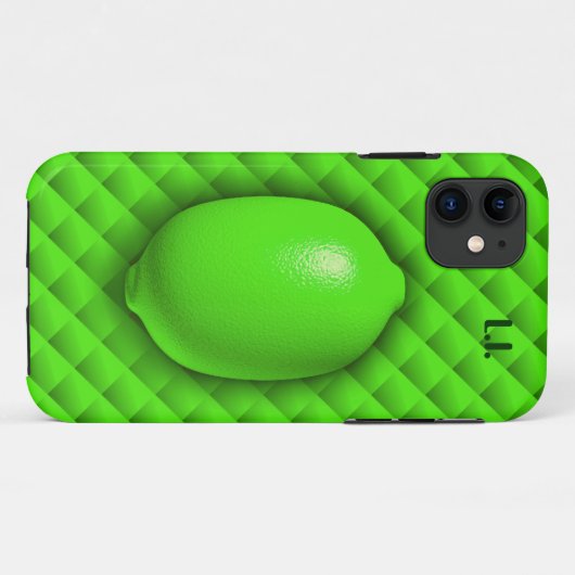 ライムのiPhone 5の場合 Case-Mate iPhoneケース (裏面(横))