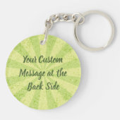 ライムアイスクリームスティックキーチェーン キーホルダー (裏面)