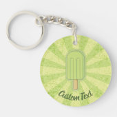 ライムアイスクリームスティックキーチェーン キーホルダー (正面)