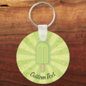 ライムアイスクリームスティックキーチェーン キーホルダー (正面)