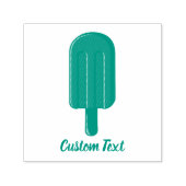 ライムアイスクリームスティック セルフインキングスタンプ (デザイン)