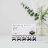 ライムアンドダマスクファッションディヴァ 名刺 (スタンド正面)