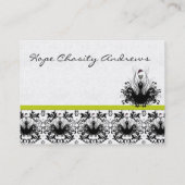 ライムアンドダマスクファッションディヴァ 名刺 (裏面)