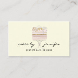 ライムイエローホーム結婚ズケーキ卸売ベーカリー 名刺