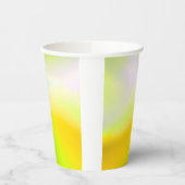 ライムイエロー紙カップ 紙コップ (左)