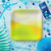 ライムイエロー紙プレート ペーパープレート (パーティー)