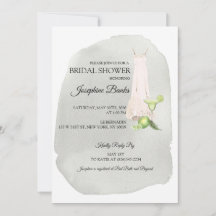 ライムイタリアンブライダルシャワーの招待