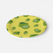 ライムイラストレーション ペーパープレート (アングル)