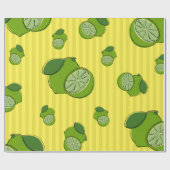 ライムイラストレーション ラッピングペーパー (フラット)