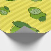 ライムイラストレーション ラッピングペーパー (角)