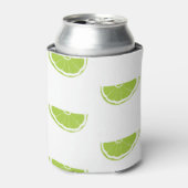 ライムウェッジアートパターン 缶クーラー (缶正面)