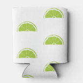 ライムウェッジアートパターン 缶クーラー (裏面)