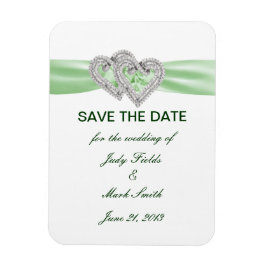 ライムカスタムハート日付磁石を保存 マグネット