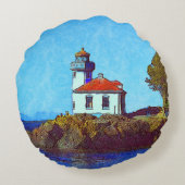 ライムキルンライトハウスオンフライデーハーバー ラウンドクッション (裏面)