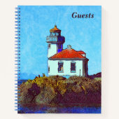 ライムキルンライトハウスフライデーハーバーゲスト ノートブック (正面)