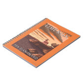 ライムキルンライトハウスヴィンテージ旅行ポスター ノートブック (左側)