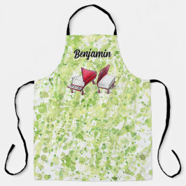 ライムクリームスプラッシュピアノ本名前を追加 エプロン