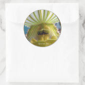 ライムグストライプのリーンスリッパ結婚オーキッドシール ラウンドシール (バッグ)