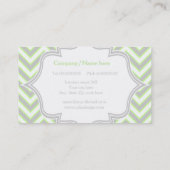 ライムグモダンリーン、グレーシボロンモノグラム 名刺 (裏面)