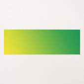 ライムグラデーションカラーヨガマット ヨガマット (正面(横))