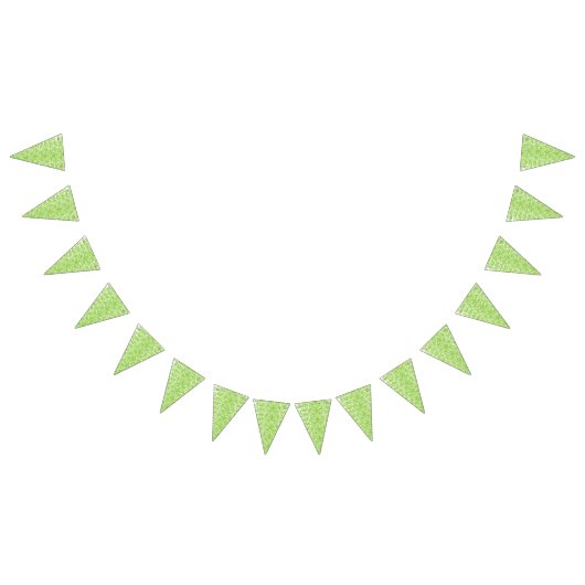 ライムグランジグリーンのテクスチャ バンティングフラッグ (全)