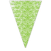 ライムグランジグリーンのテクスチャ バンティングフラッグ (第3の旗)